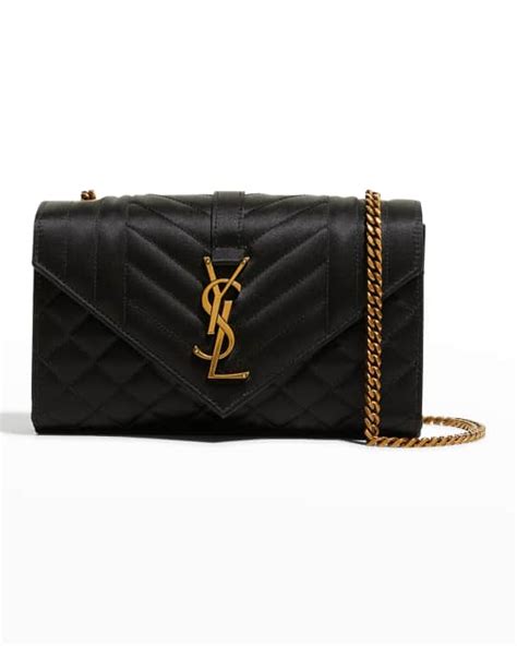 Saint Laurent YSL Small Quilted Chain Crosbody Bag